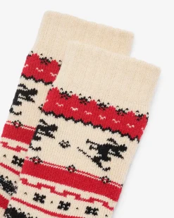 Roots Adult Sayward Fair Isle Slipper Sock* Socks|Socks