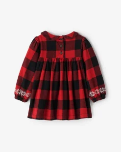 Roots Baby Babydoll Park Plaid Dress*Kids Dresses