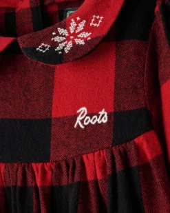 Roots Baby Babydoll Park Plaid Dress*Kids Dresses