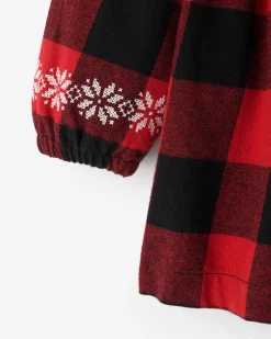 Roots Baby Babydoll Park Plaid Dress*Kids Dresses