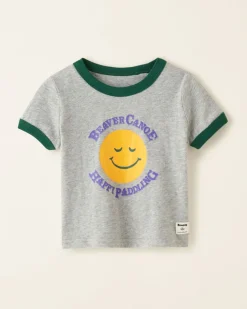 Roots Baby Beaver Canoe Ringer T-Shirt*Kids Tops