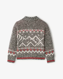 Roots Baby Cabin Fair Isle Cardigan*Kids Tops