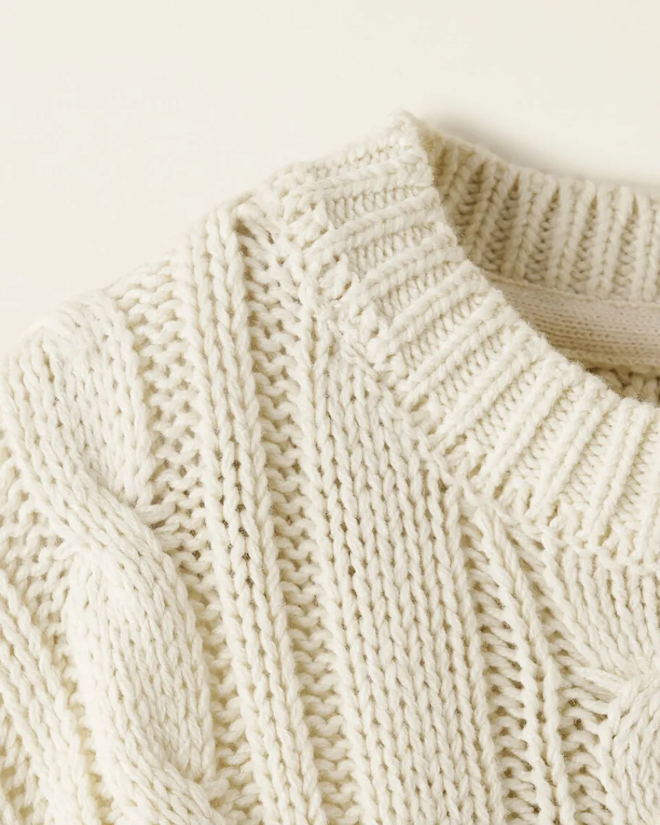 Roots Baby Cable Crew Sweater*Kids Tops