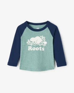 Roots Baby Cooper Baseball T-Shirt*Kids Tops