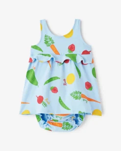 Roots Baby Garden Print Babydoll Dress*Kids Dresses