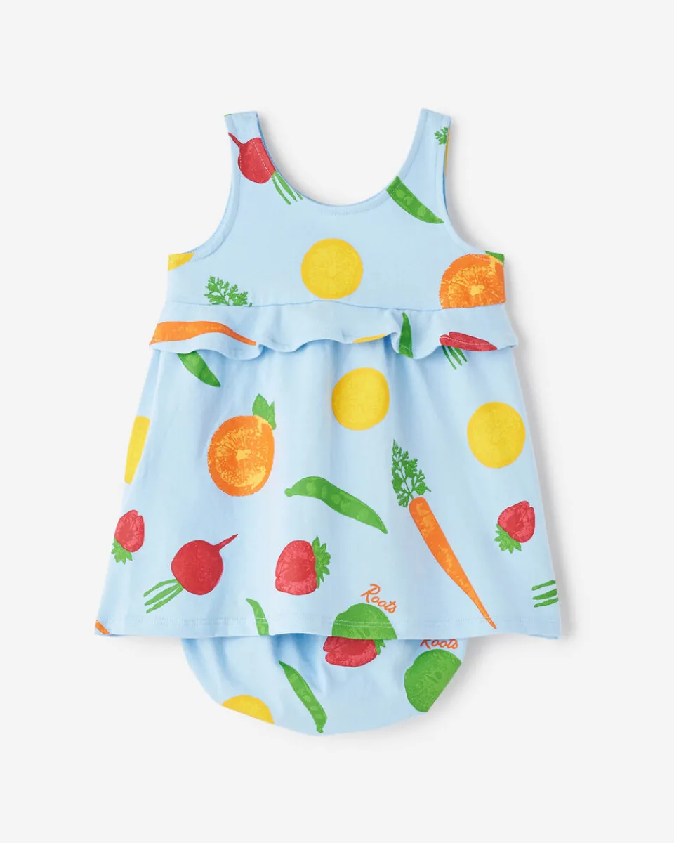 Roots Baby Garden Print Babydoll Dress*Kids Dresses