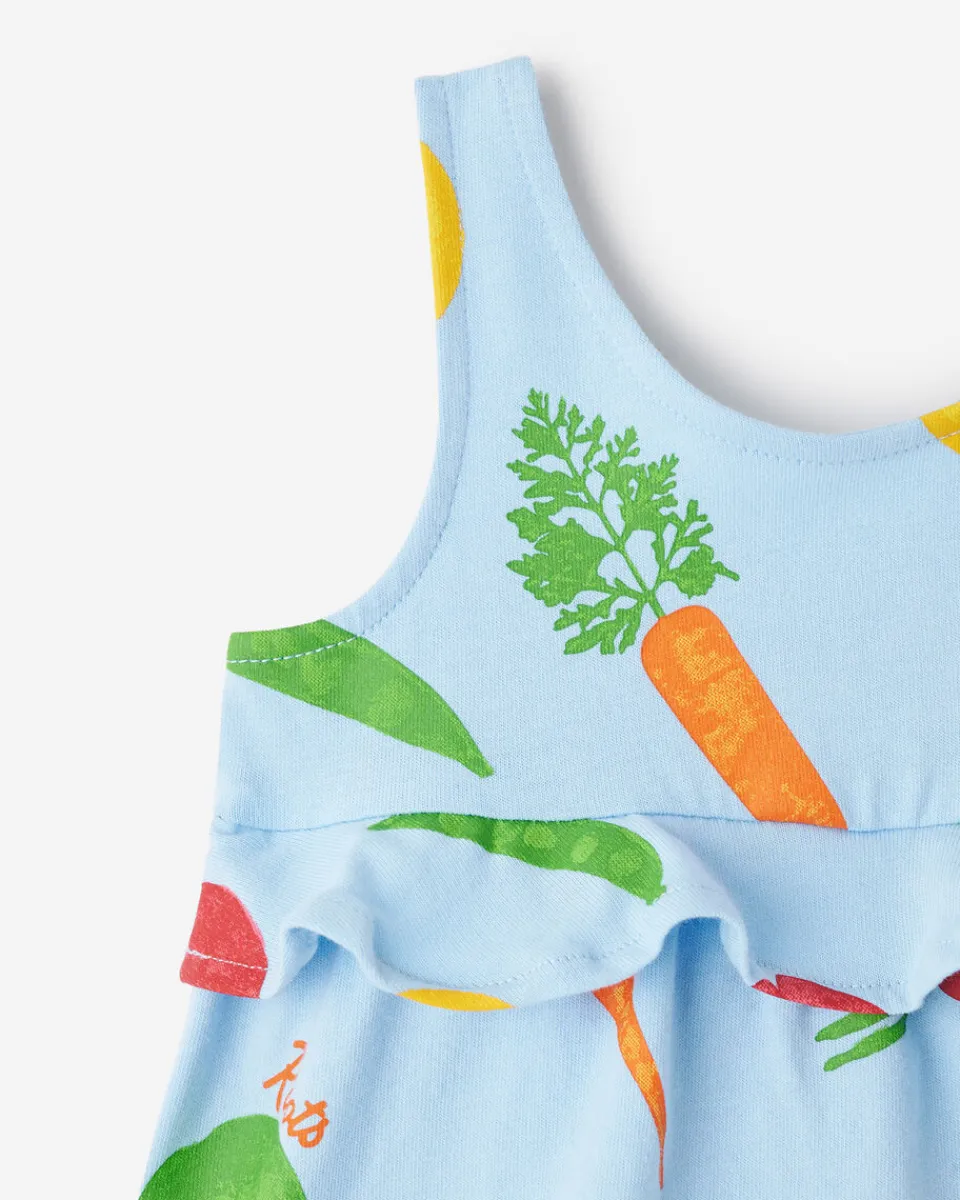 Roots Baby Garden Print Babydoll Dress*Kids Dresses