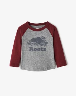 Roots Baby Organic Cooper Baseball T-Shirt*Kids Tops