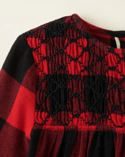 Roots Baby Park Plaid Dress*Kids Dresses