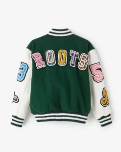 Roots Barbie™ X Kids 65 Varsity Jacket*Kids Jackets & Outerwear|Varsity Jackets