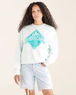 Roots Beaver Canoe Relaxed Crew Sweatshirt*Women Sweatshirts & Sweatpants