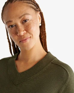 Roots Bowen High V-Neck Sweater*Women Tops|Sweaters & Cardigans