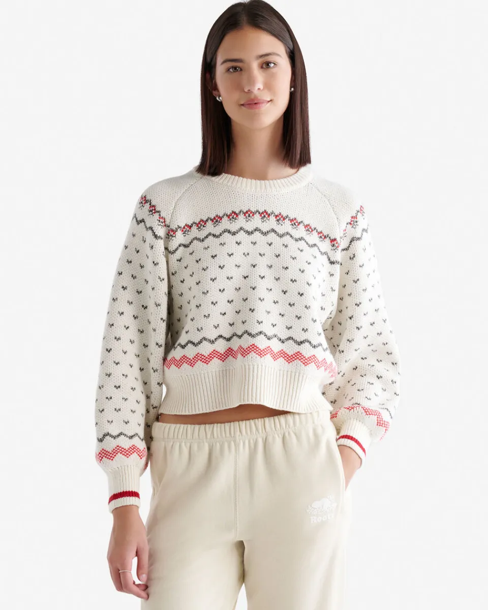 Roots Cabin Fair Isle Crew Sweater*Women Tops|Sweaters & Cardigans