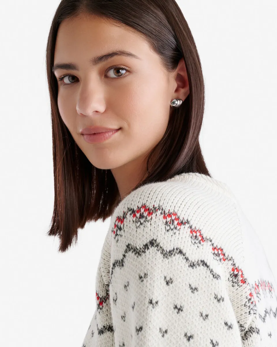 Roots Cabin Fair Isle Crew Sweater*Women Tops|Sweaters & Cardigans