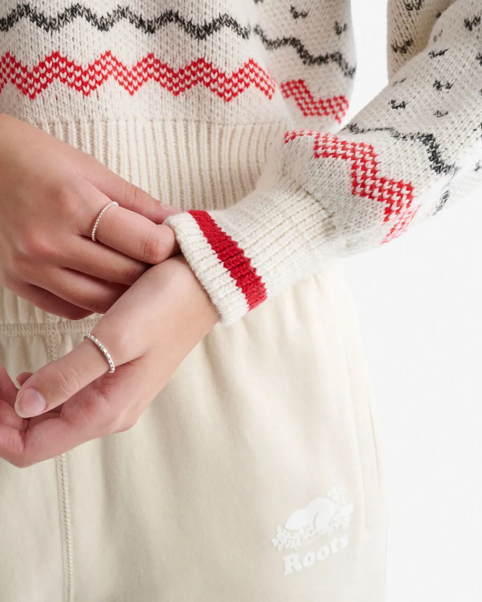 Roots Cabin Fair Isle Crew Sweater*Women Tops|Sweaters & Cardigans