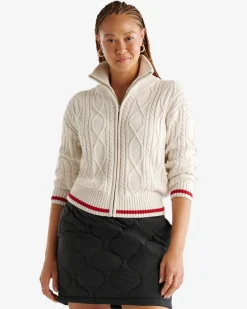 Roots Cabin Full Zip Track Jacket Sweater*Women Tops|Sweaters & Cardigans