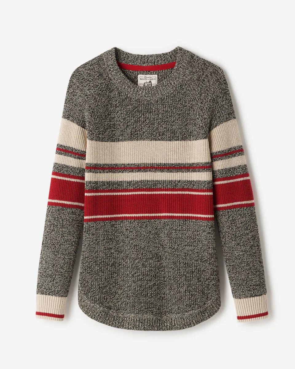 Roots Cabin Stripe Shaker Crew Sweater*Women Tops|Sweaters & Cardigans