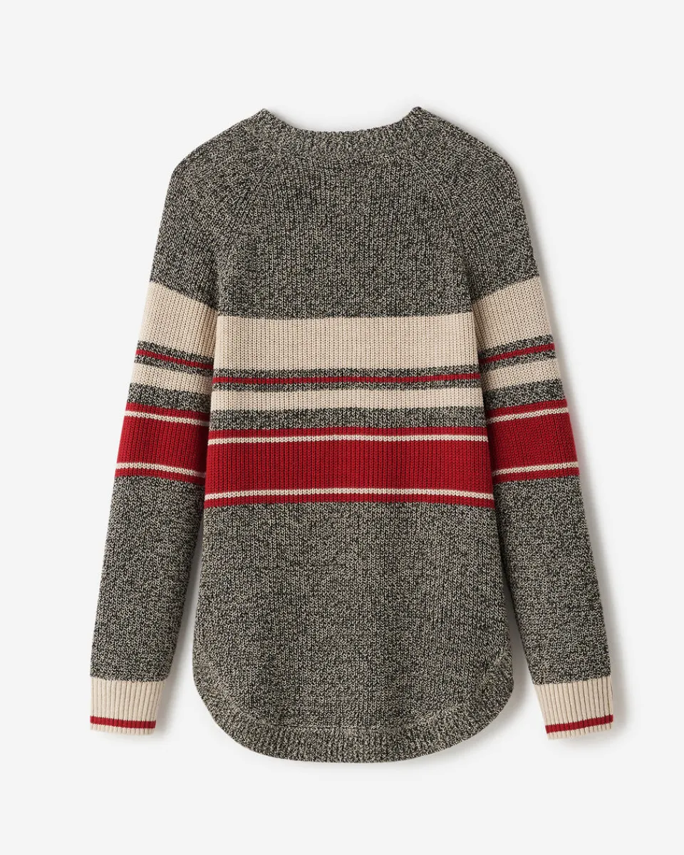 Roots Cabin Stripe Shaker Crew Sweater*Women Tops|Sweaters & Cardigans