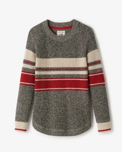 Roots Cabin Stripe Shaker Crew Sweater*Women Tops|Sweaters & Cardigans