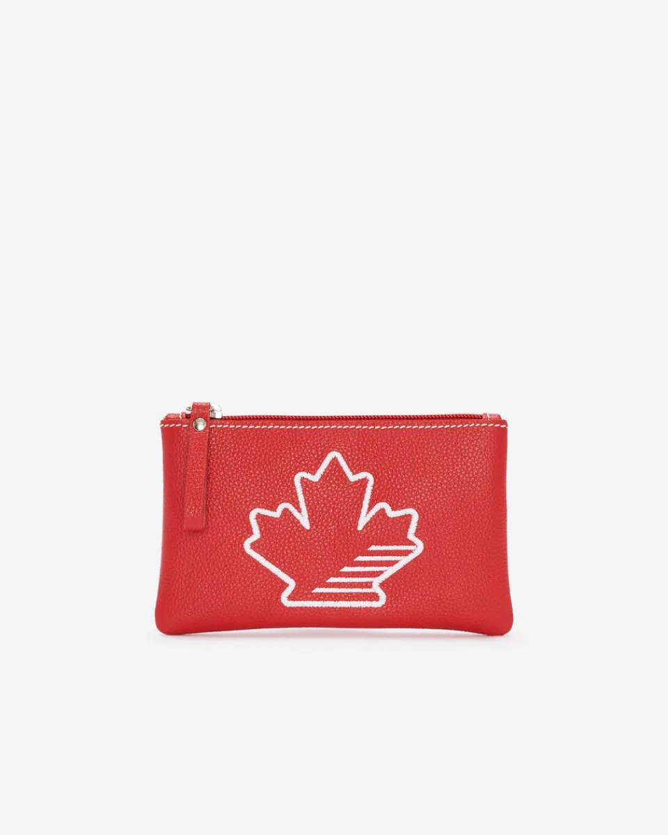 Roots Canada 24 Medium Zip Pouch*Women Leather Accessories|Leather Accessories