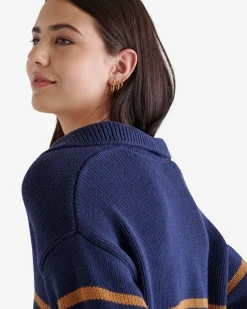 Roots Cape Breton Polo Sweater*Women Sweaters & Cardigans