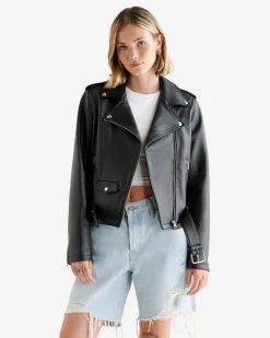 Roots Classic Moto Jacket Navigator*Women Jackets & Outerwear|Leather Jackets