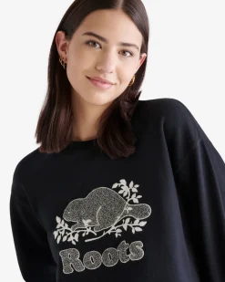 Roots Cooper Novelty BF Crew Sweatshirt*Women Sweatshirts & Sweatpants