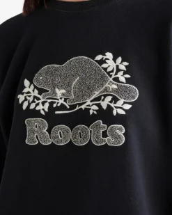 Roots Cooper Novelty BF Crew Sweatshirt*Women Sweatshirts & Sweatpants
