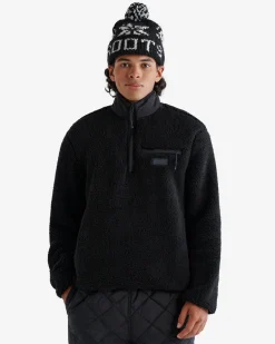 Roots Creekside Shearling Half Zip Stein* Sweatshirts & Sweatpants|Jackets & Outerwear