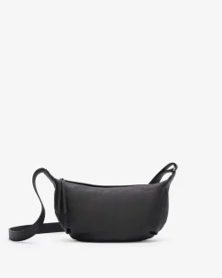 Roots Crescent Bag Cloud*Women Leather Bags|Leather Bags