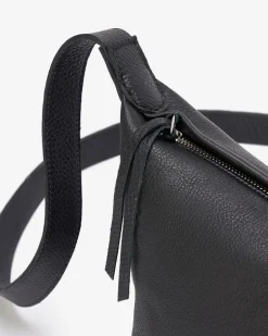 Roots Crescent Bag Cloud*Women Leather Bags|Leather Bags