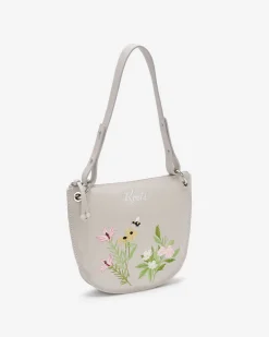 Roots Edie Floral Shoulder Bag Cervino*Women Leather Bags|Leather Bags