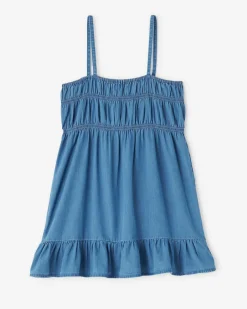 Roots Girls Chambray Tiered Dress*Kids Dresses