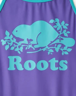 Roots Girls Cooper One Piece Swimsuit*Kids Swim