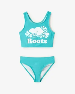 Roots Girls Cooper Two Piece Swimsuit*Kids Swim