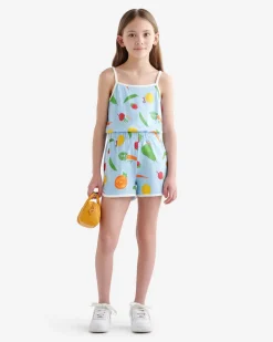 Roots Girls Garden Print Romper*Kids Dresses
