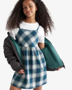 Roots Girls Plaid Slip Dress*Kids Dresses