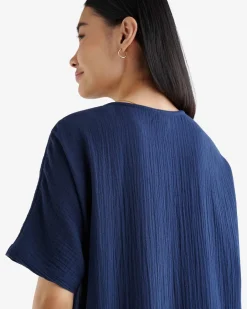 Roots Isla Gauze Drop Waist Dress*Women Dresses & Skirts