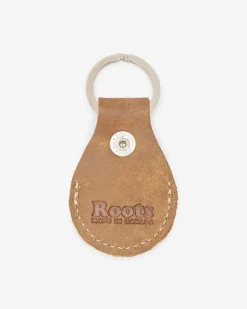 Roots Key Ring For Apple AirTag*Women Leather Accessories|Leather Accessories
