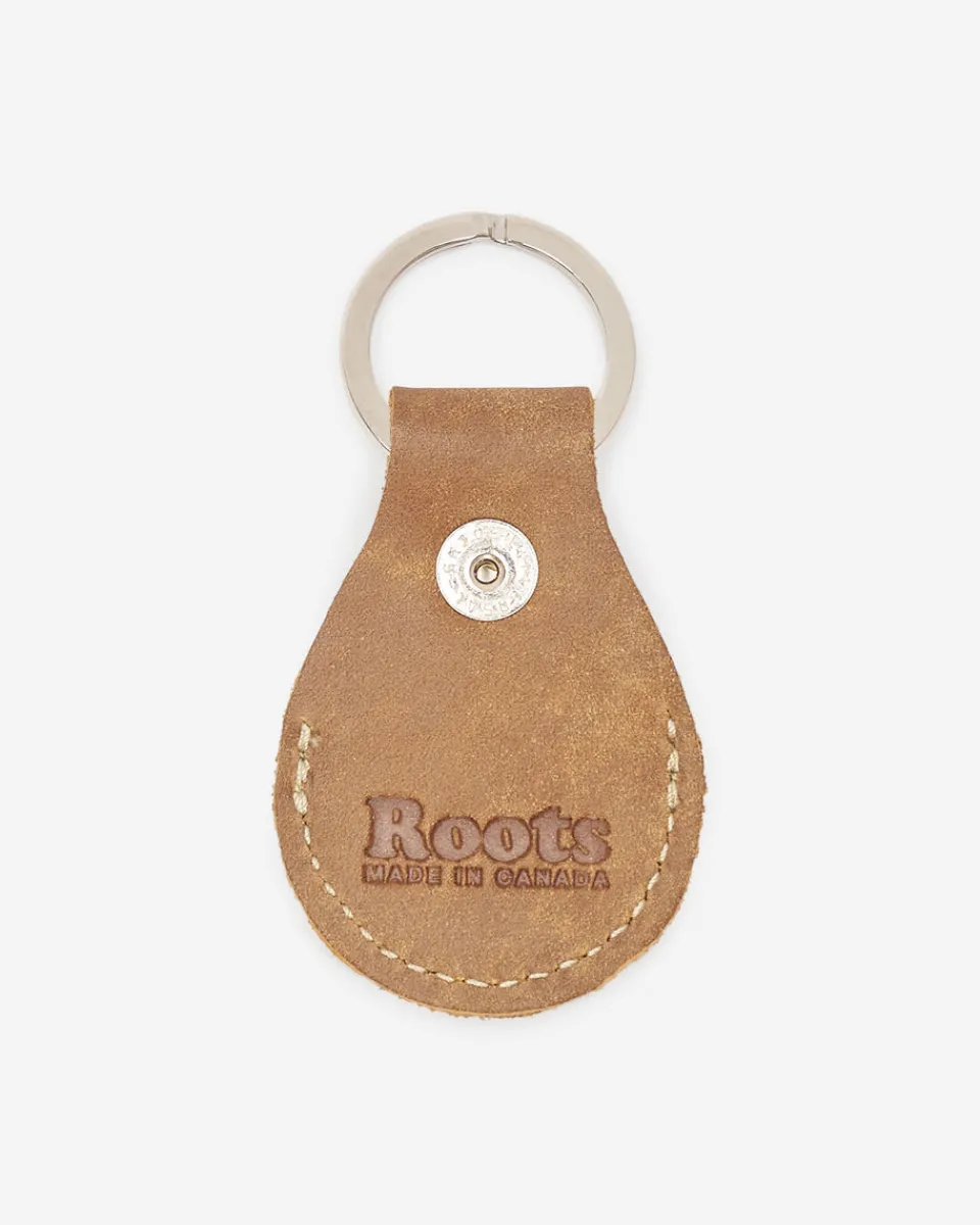 Roots Key Ring For Apple AirTag*Women Leather Accessories|Leather Accessories