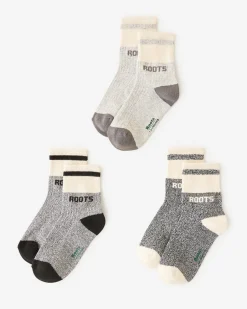 Roots Kid Cooper Pepper Sock 3 Pack*Kids Accessories