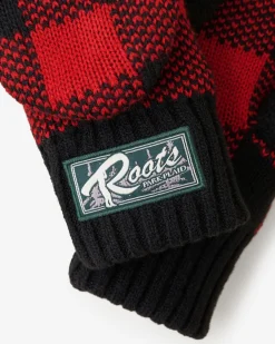 Roots Kid Park Plaid Flip Mitt*Kids Accessories