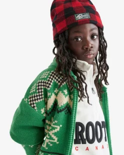 Roots Kids Cabin Shawl Fair Isle Cardigan*Kids Tops
