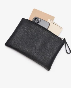 Roots Large Zip Pouch Cervino*Women Leather Accessories|Leather Accessories