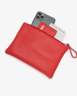 Roots Large Zip Pouch Cervino*Women Leather Accessories|Leather Accessories