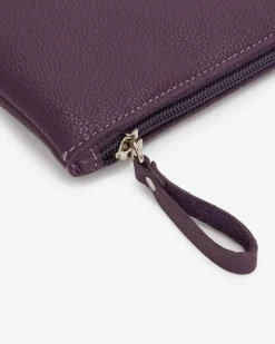 Roots Large Zip Pouch Cervino*Women Leather Accessories|Leather Accessories