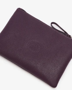 Roots Large Zip Pouch Cervino*Women Leather Accessories|Leather Accessories