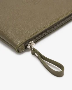 Roots Large Zip Pouch Cervino*Women Leather Accessories|Leather Accessories