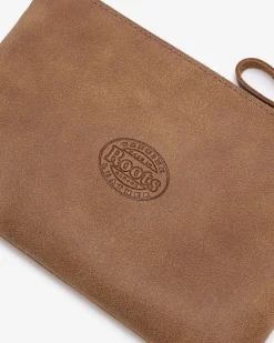 Roots Large Zip Pouch Tribe*Women Leather Accessories|Leather Accessories