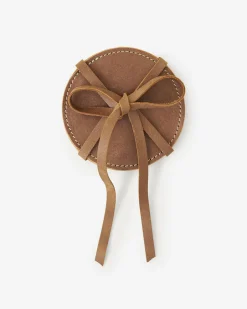 Roots Leather Coasters Tribe*Women Home|Leather Accessories